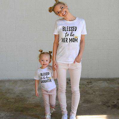 Mummy ME Matching Tee Set White (MRK X)
